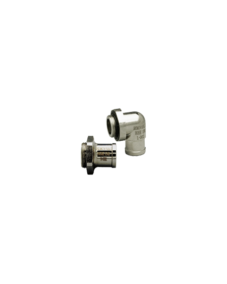 L-Shaped Hose End: For small body (parts number EZ-101 - EZ-115) valves.